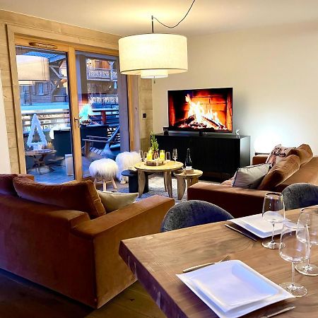 Appartement De Standing Plein Centre Station, 50M Des Pistes Les Gets Exterior foto